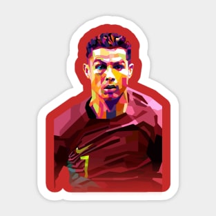 Cristiano Ronaldo Portugal WPAP Sticker